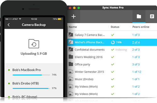 File Sync Software - Sync Home | Resilio Sync